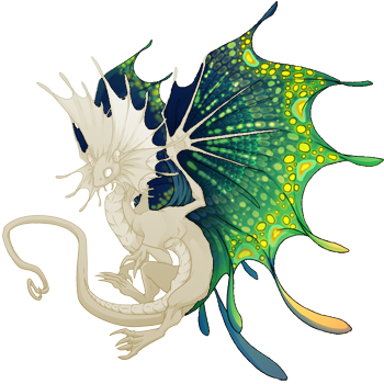 Seeing Spots Accent - Flight Rising Dragon Cute (350x350), Png Download