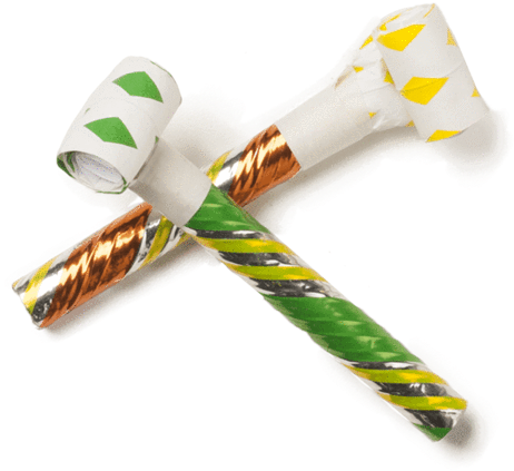 Good Fortune Party Blowers Gift Set - Party Blower Transparent Png (480x480), Png Download