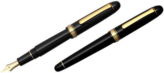 Calligraphy Pen Png - Fountain Pen (745x307), Png Download