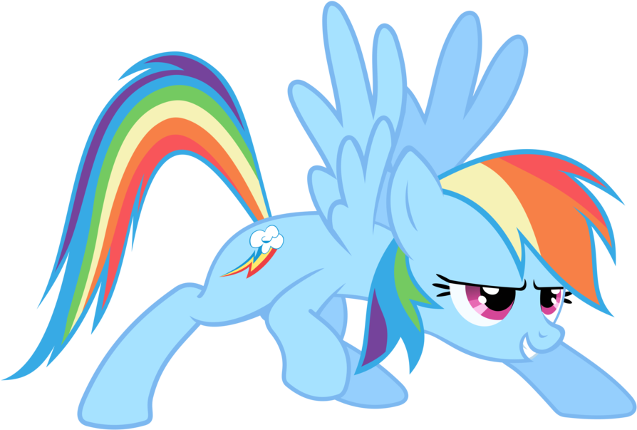 Rainbow Dash Vector When You Re Ready By Anxet-d5a4hty - Rainbow Dash Png (900x643), Png Download
