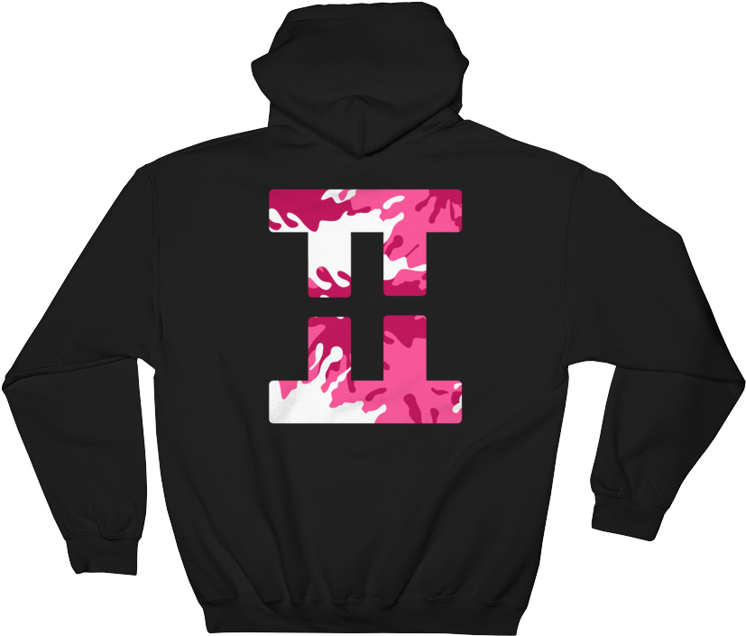 Two Scout Candy Pink Splash Hooded Sweatshirt - Thrasher Womens Hoodie (1000x1000), Png Download