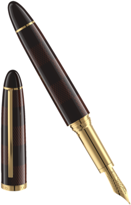 An Absolutely Gorgeous Fountain Pen Called The Grand - Pen Tumblr Png (500x500), Png Download