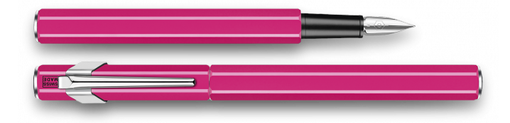 Fountain Pens - Caran D'ache 849 Fountain Pen - Green Fluo, Extra-fine (717x203), Png Download