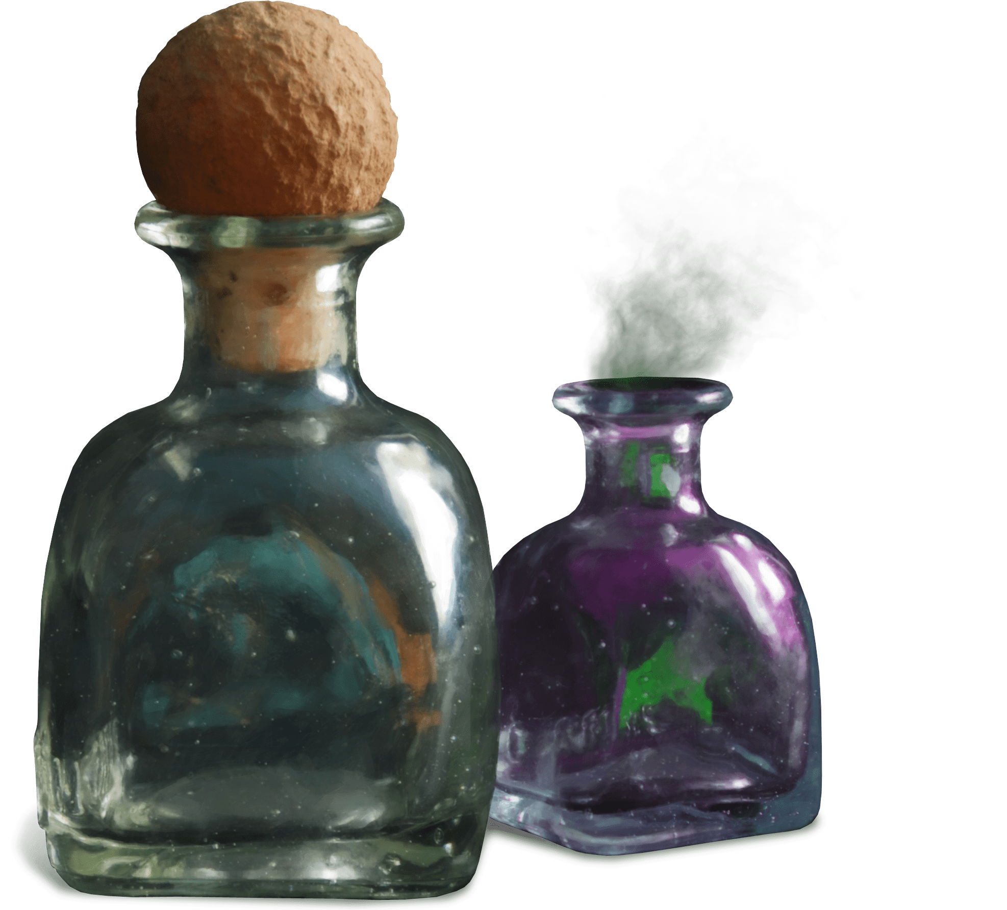 Exclusive Content From Critical Hit Publishing - Glass Bottle (2100x1800), Png Download