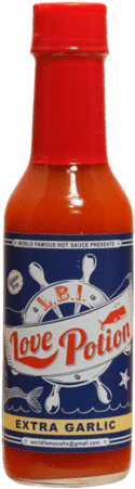 L.b.i. Love Potion Hot Sauce, Extra Garlic (274x479), Png Download