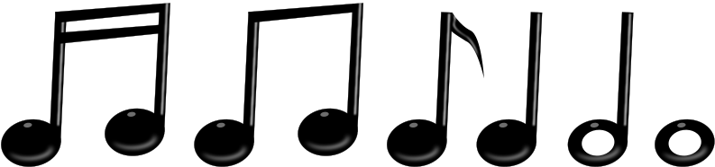 Notas Musicales - Draw A Music Note (800x196), Png Download