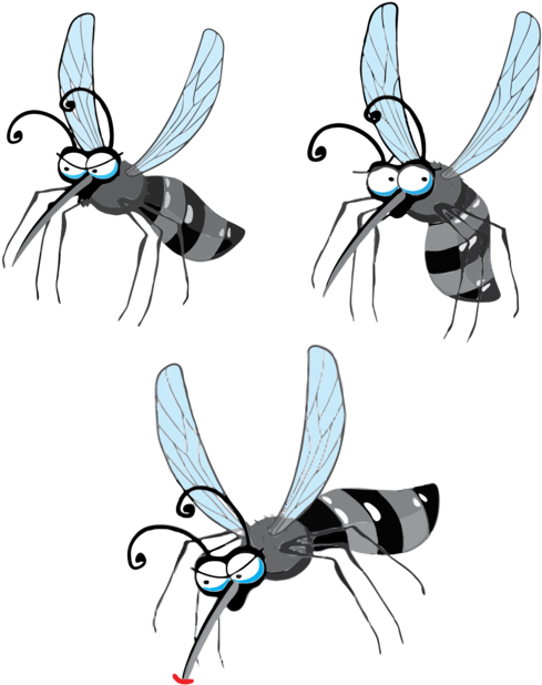 Yellow Fever Mosquito Chikungunya Virus Infection Dengue - Mosquito (530x750), Png Download