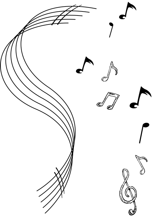 Otros Blogs Que Te Pueden Interesar - Gif De Notas Musicales (493x700), Png Download