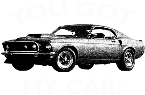 Click And Drag To Re-position The Image, If Desired - Ford Mustang Old Model (600x600), Png Download