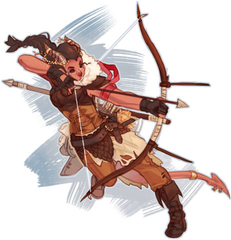 I Am Playing A Tiefling Arcane Archer, And I Found - Tiefling (500x487), Png Download