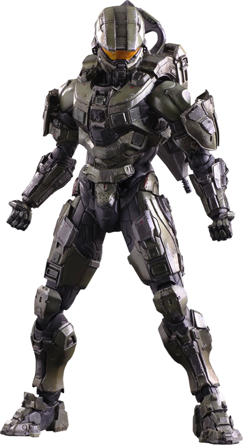 Master Chief Action Figure By Square Enix - Halo 5 Guardians Play Arts Kai: Master Chief (480x877), Png Download