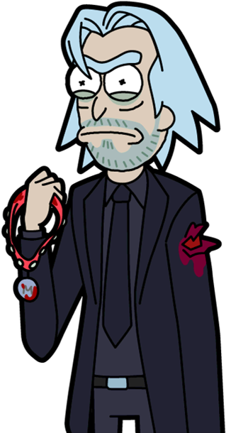 John Rick - Rick Y Morty Pocket Mortys Ricks (323x662), Png Download