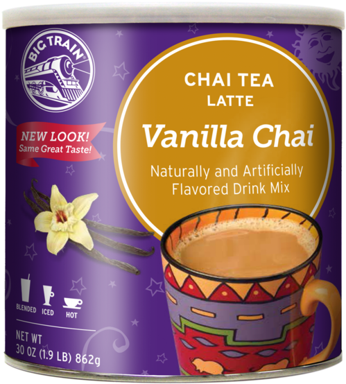 Big Train® Chai Tea Mix - Big Train Spiced Chai 1.9 Pound (600x600), Png Download