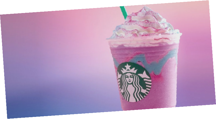 Unicorn Frappuccino Starbucks - Starbucks New Logo 2011 (828x457), Png Download