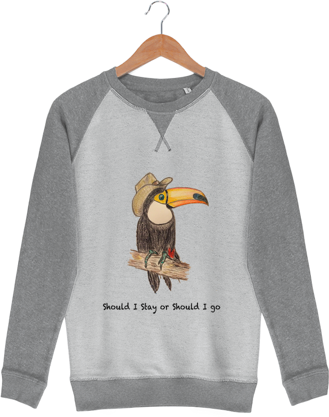Sweat French Terry Toucan By La Paloma - Sweat French Terry (690x850), Png Download