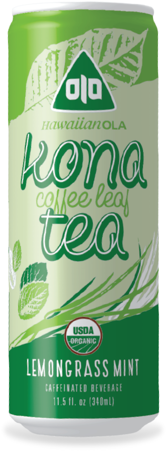 Kona Coffee Leaf Tea Lemongrass Mint 8ct (1000x1000), Png Download