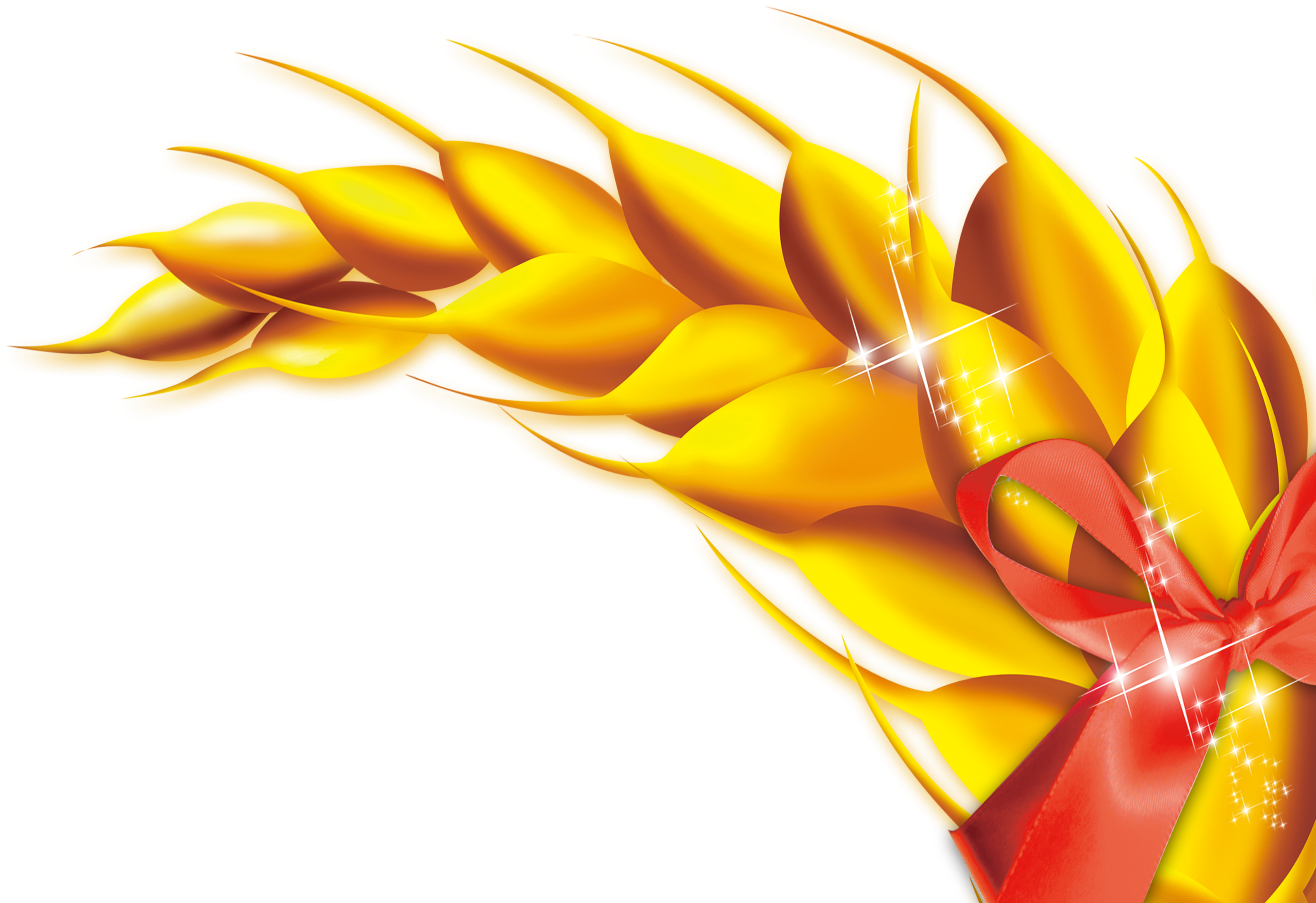 Flour Harvest Ear Poster Hand Painted Handpainted - Harvest (3200x2500), Png Download