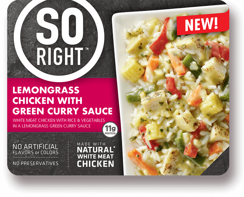 We Started With All White Meat Chicken And Added A - So Right Chicken Burrito Bowl 9 Oz. Box (843x681), Png Download