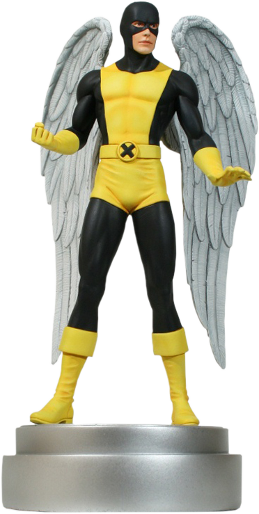 Angel Original Polystone Statue - Original X Men Angel (372x739), Png Download