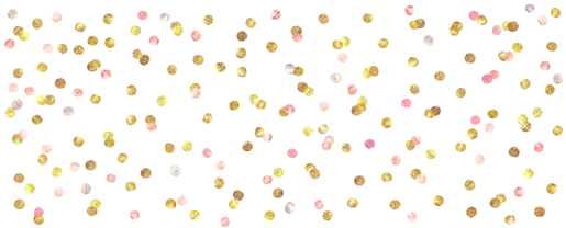 Pink And Gold Confetti Png - Pink And Gold Confetti Clipart (518x550), Png Download