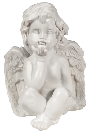 Ak1612 Angel Kisses Resin Angel - Resin (346x500), Png Download