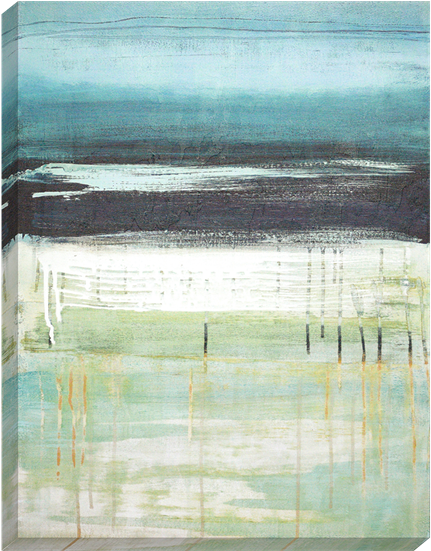 Sea I - Gallery Wrap - Sea And Sky I Rolled Canvas Art - Heather Mcalpine (550x550), Png Download