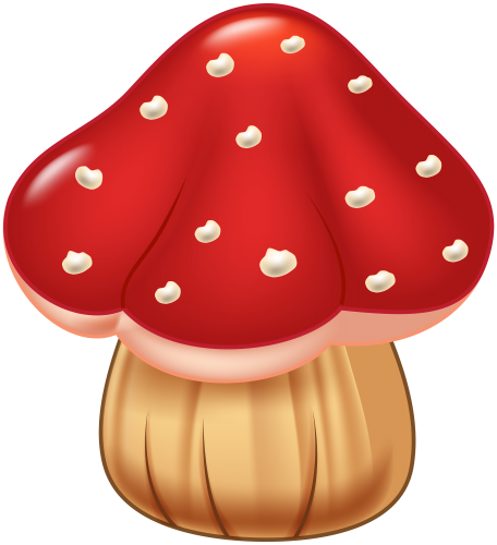 Mushroom Png Clip Art - Clip Art Mushroom Transparent (456x500), Png Download