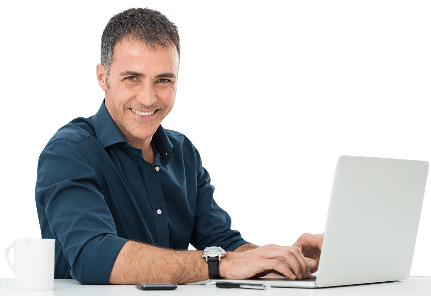 Professional Businessman Png Image Background - Quickbooks (1445x1000), Png Download