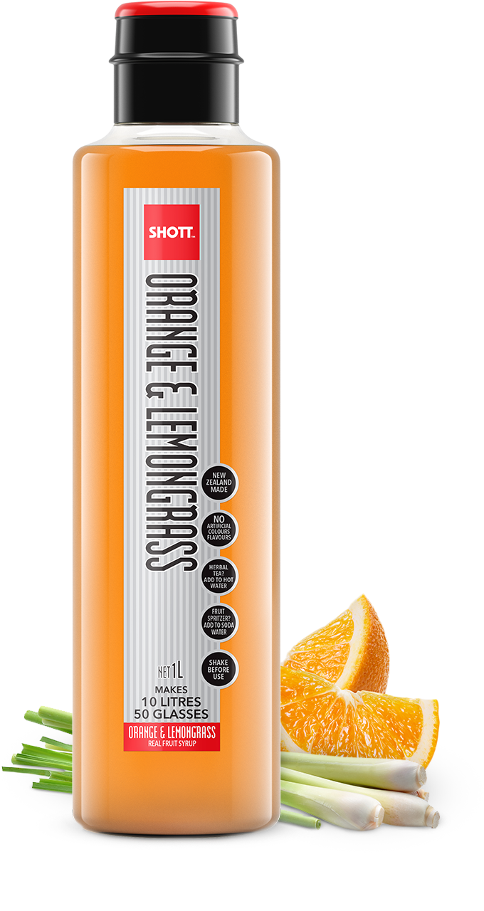 Orange And Lemongrass - Shott Tahitian Lime Concentrate 1 Litre (1000x1500), Png Download