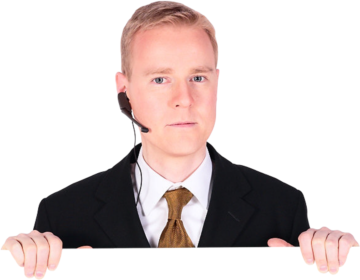 Businessman Icon Png - Customer Service (1172x914), Png Download