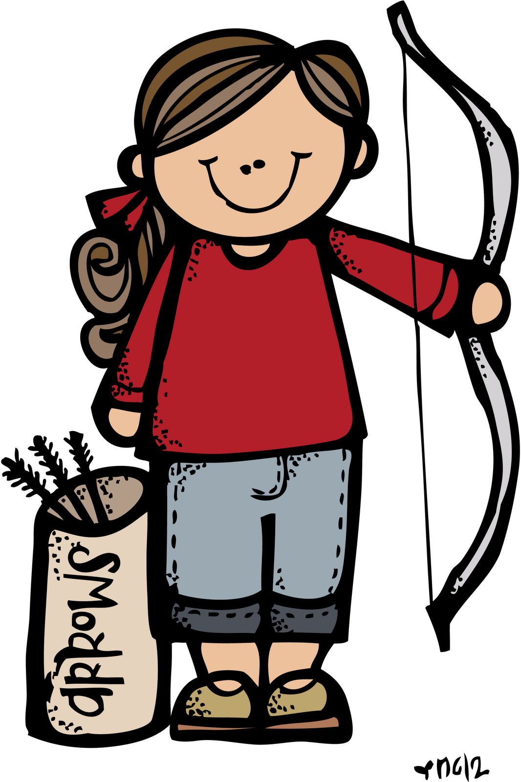 Girls Camp Illustrations - Melonheadz Camp Clipart (1079x1600), Png Download