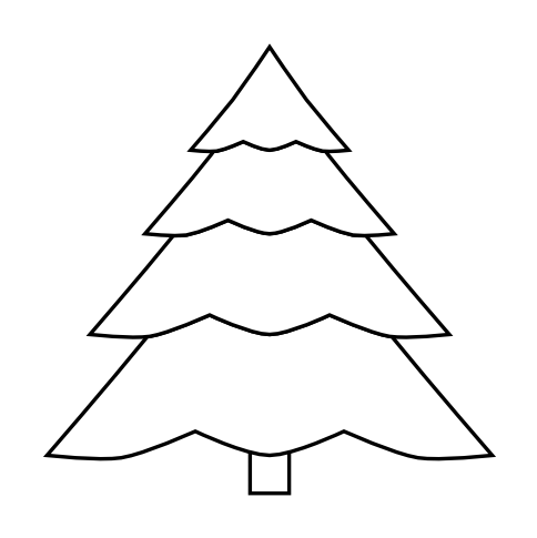 Christmas Tree (594x595), Png Download