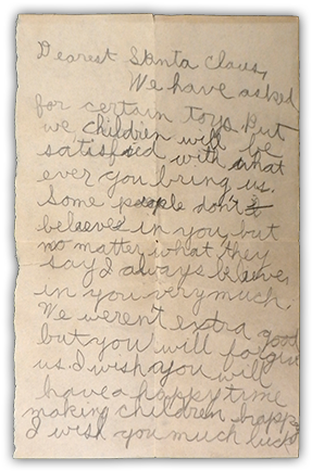 Santa Letter - Letter (460x460), Png Download