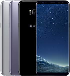 Samsung Galaxy S8 Plus - 64 Gb - Black (400x300), Png Download