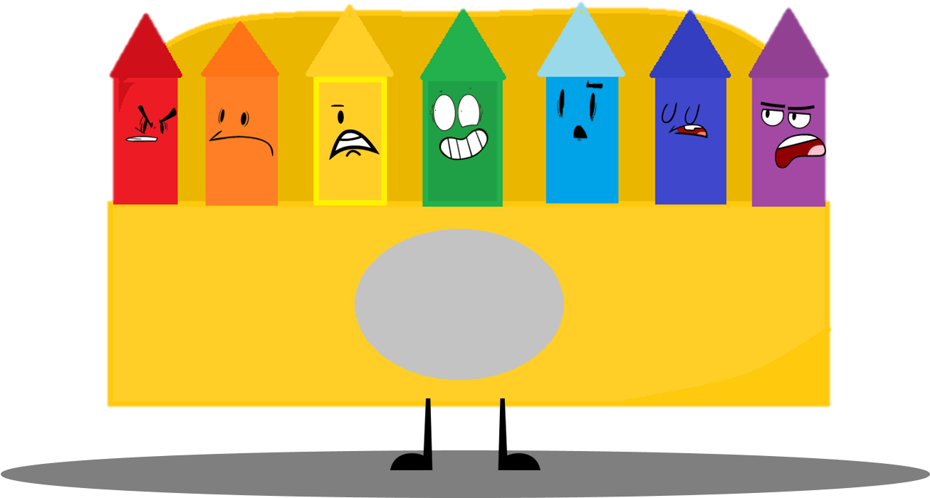 Box Of Crayon Pose - Crayon Battle For Dream Island (1305x706), Png Download