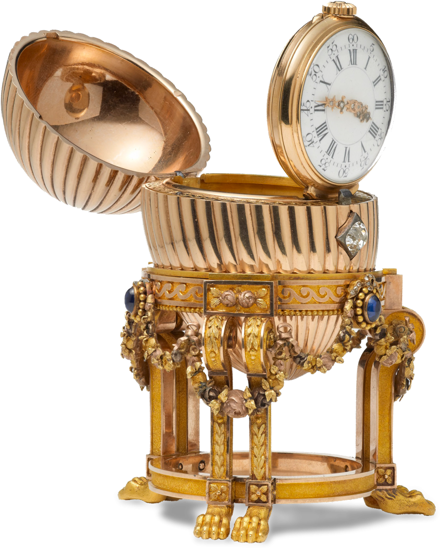 Gold - Third Imperial Faberge Egg (1000x1213), Png Download