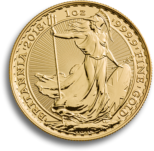 2018 Britannia 1 Oz Gold Coin - Britannia Stříbrná Mince 1 Oz 2017 (640x640), Png Download