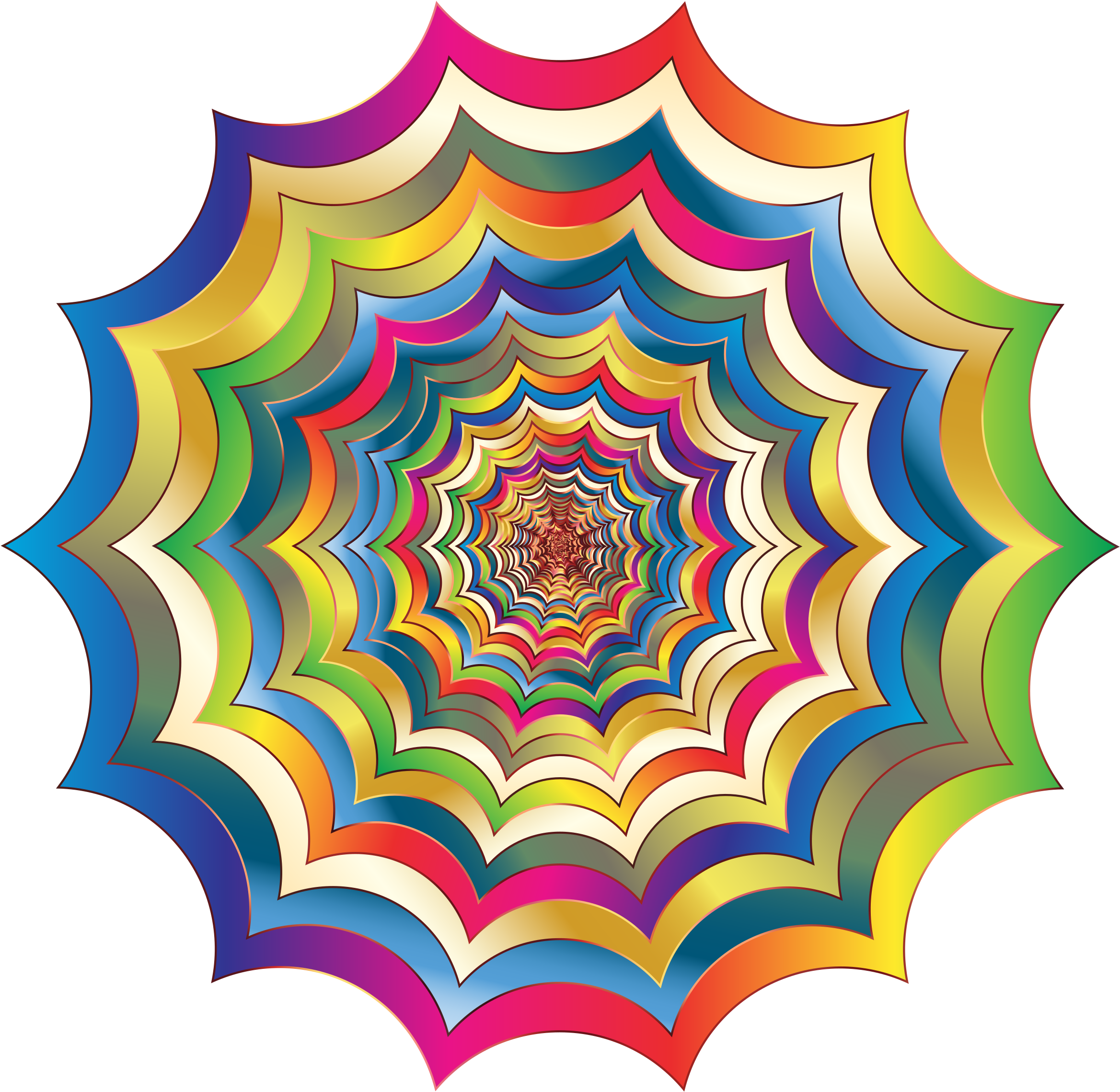 Pencil And In Color - Color Spiderweb (2400x2340), Png Download