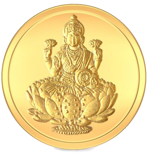Lakshmi Gold Coin Png Image - Lakshmi Coin (720x720), Png Download