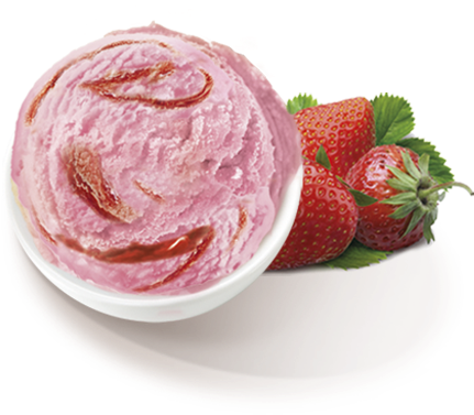 Helado De Fresa - Helado De Fresa Png (590x590), Png Download