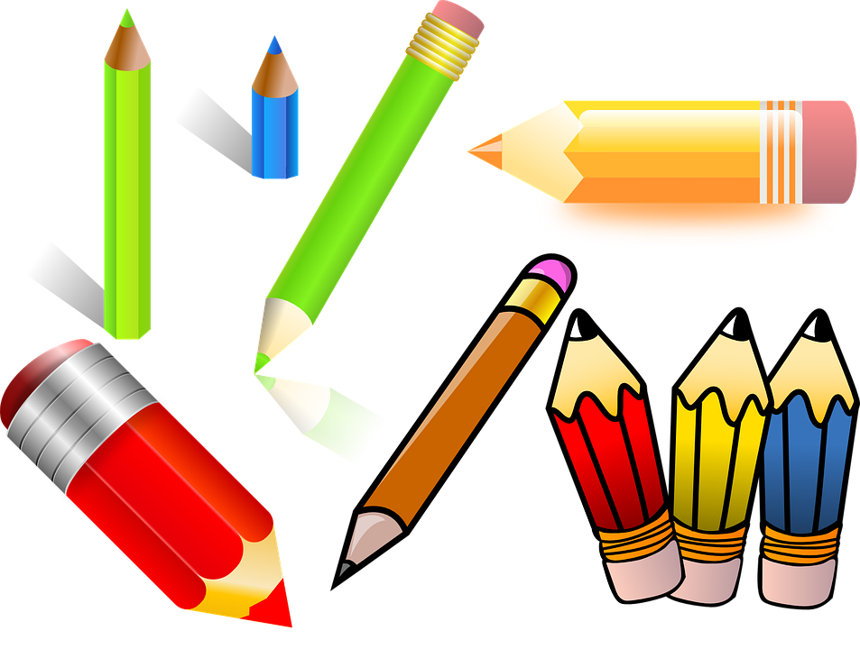 Crayon Clipart Writing - Desenho Colorido De Lapis De Cor (953x720), Png Download