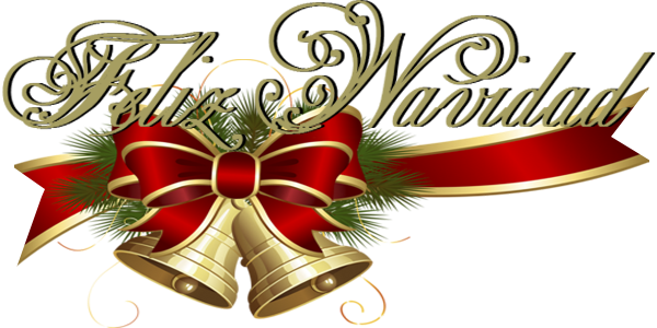 Resultado De Imagen De Feliz Navidad Png Fondo Transparente - Holiday Christmas Bell Printed Pillow Case (600x300), Png Download