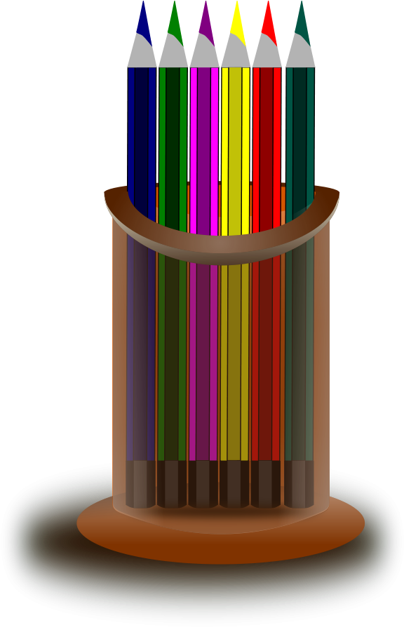 How To Set Use Pencil Stand 2 Icon Png (597x900), Png Download