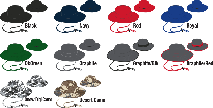 Pacific Headwear Boonie Custom Bucket Hat - Custom Boonie Hat (868x452), Png Download