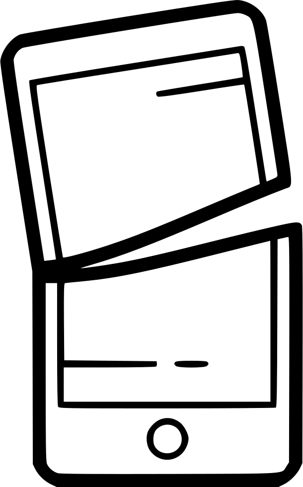 Broken Phone - - Broken Phone Free Icon (610x980), Png Download
