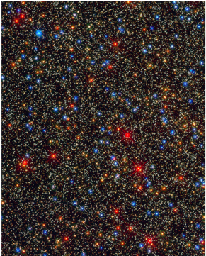 Globular Star Cluster Omega Centauri - Poster: Stars In The Omega Centauri Globular Cluster, (640x360), Png Download