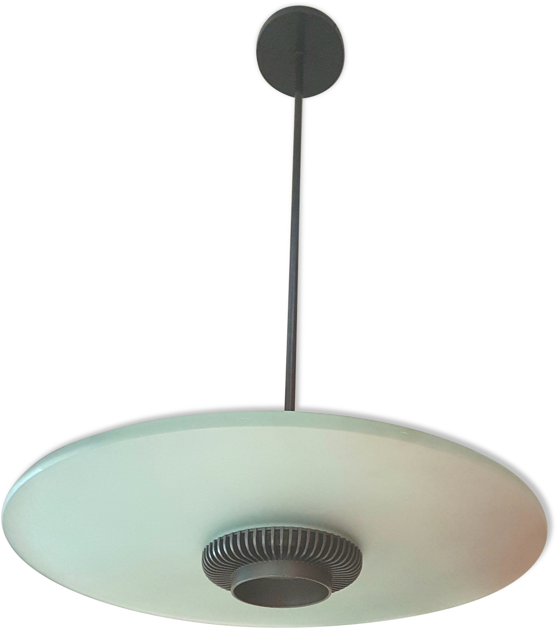 Hanging Lamp Design Aureola Cili And Nils Italy - Ceiling Fixture (1457x1457), Png Download