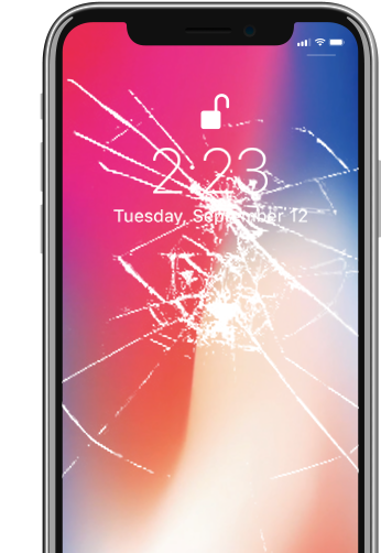 Broken Phone Screen Image - Surfdrive Lost Surfboard 4gb Usb Flash Drive ( (373x501), Png Download