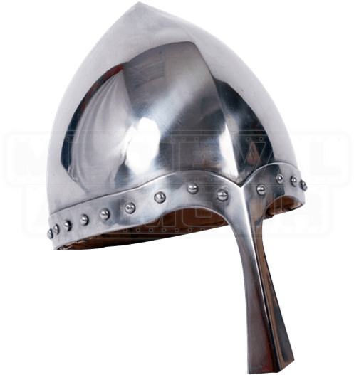 14 Gauge Steel Viking Helmet - Medieval Viking Armor Helmet - Medieval Costume - One (550x550), Png Download