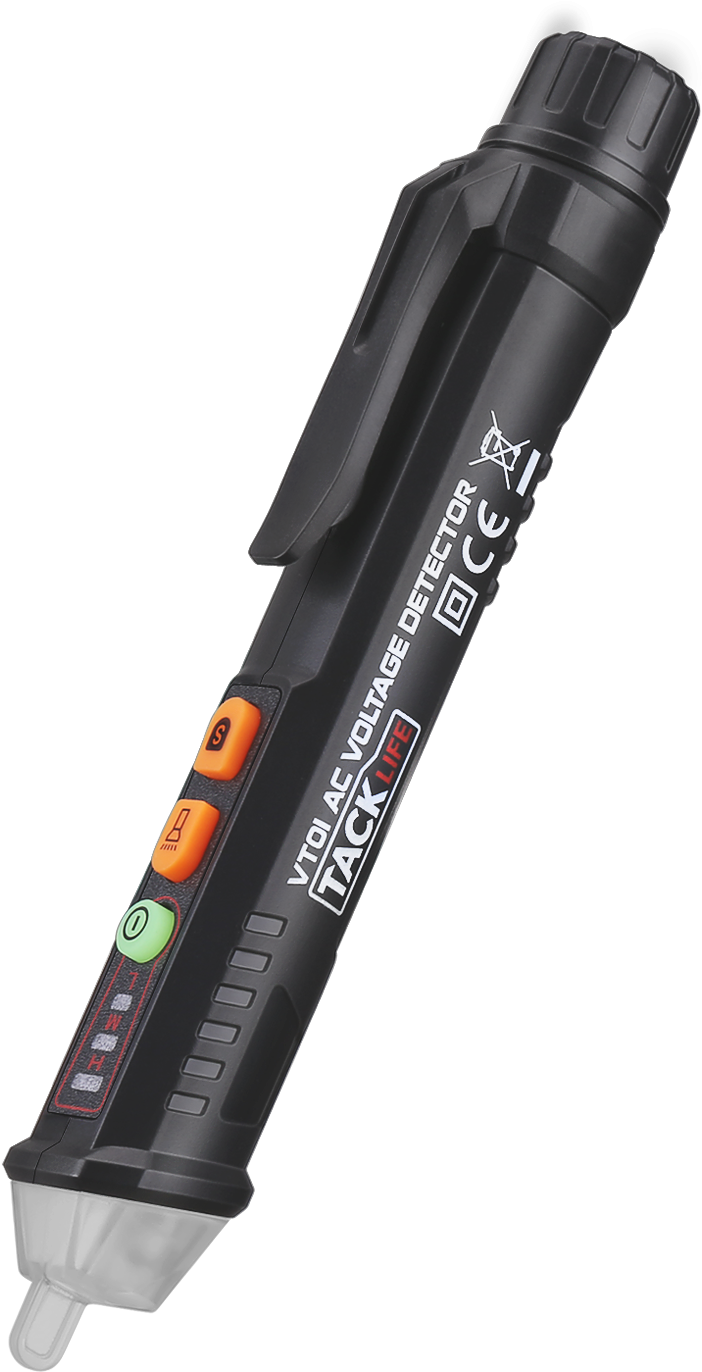 Tacklife Vt01 Classic Non-contact Voltage Tester - Electric Potential Difference (1500x1500), Png Download